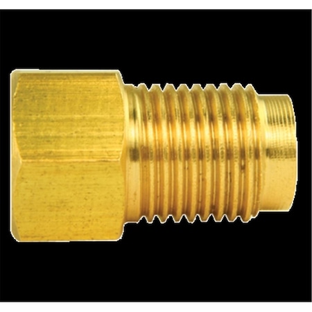 Powerplay 0.37-24 in. Female Inverted, 0.43-24 in. Male Inverted Brass Adapter PO349126